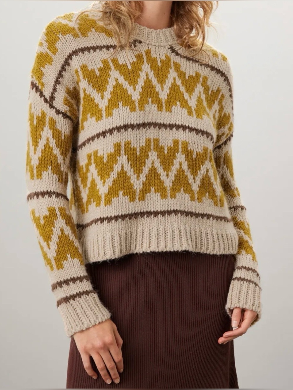 THE GREAT The Fold Pullover Sweater TGR 0, US 0-2